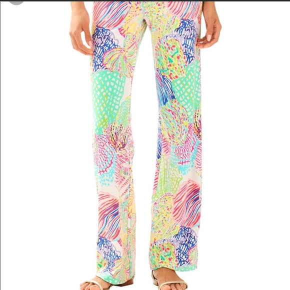 Lilly Pulitzer Roar of the Sea Georgia May Pants - Picture 1 of 3